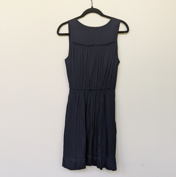 Banana Republic Goddess Dress Navy Blue - Picture 8 of 11